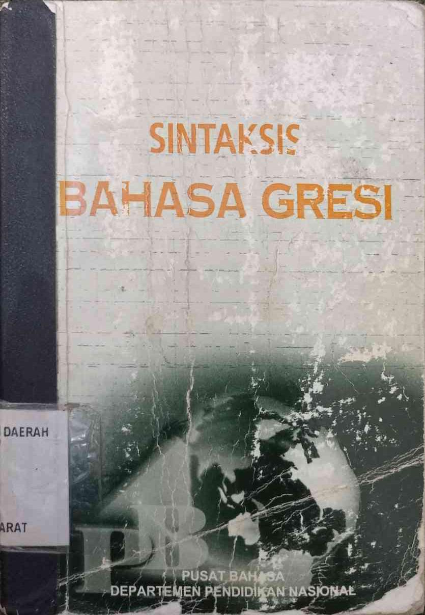 Cover Sintaksis Bahasa Gresi / Theodorus T. Purba