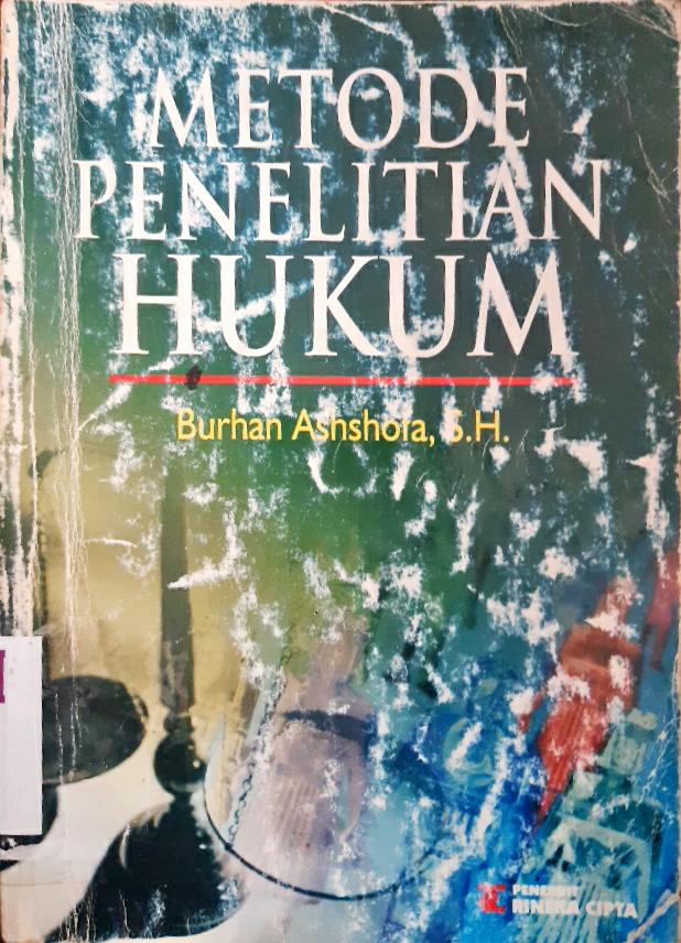 Cover Metode penelitian hukum / Burhan Ashshofa, S.H.
