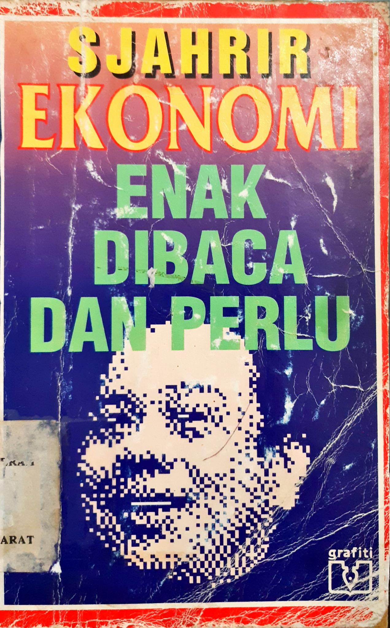 Cover Ekonomi enak di baca dan perlu, Sjahrir / Sjahrir
