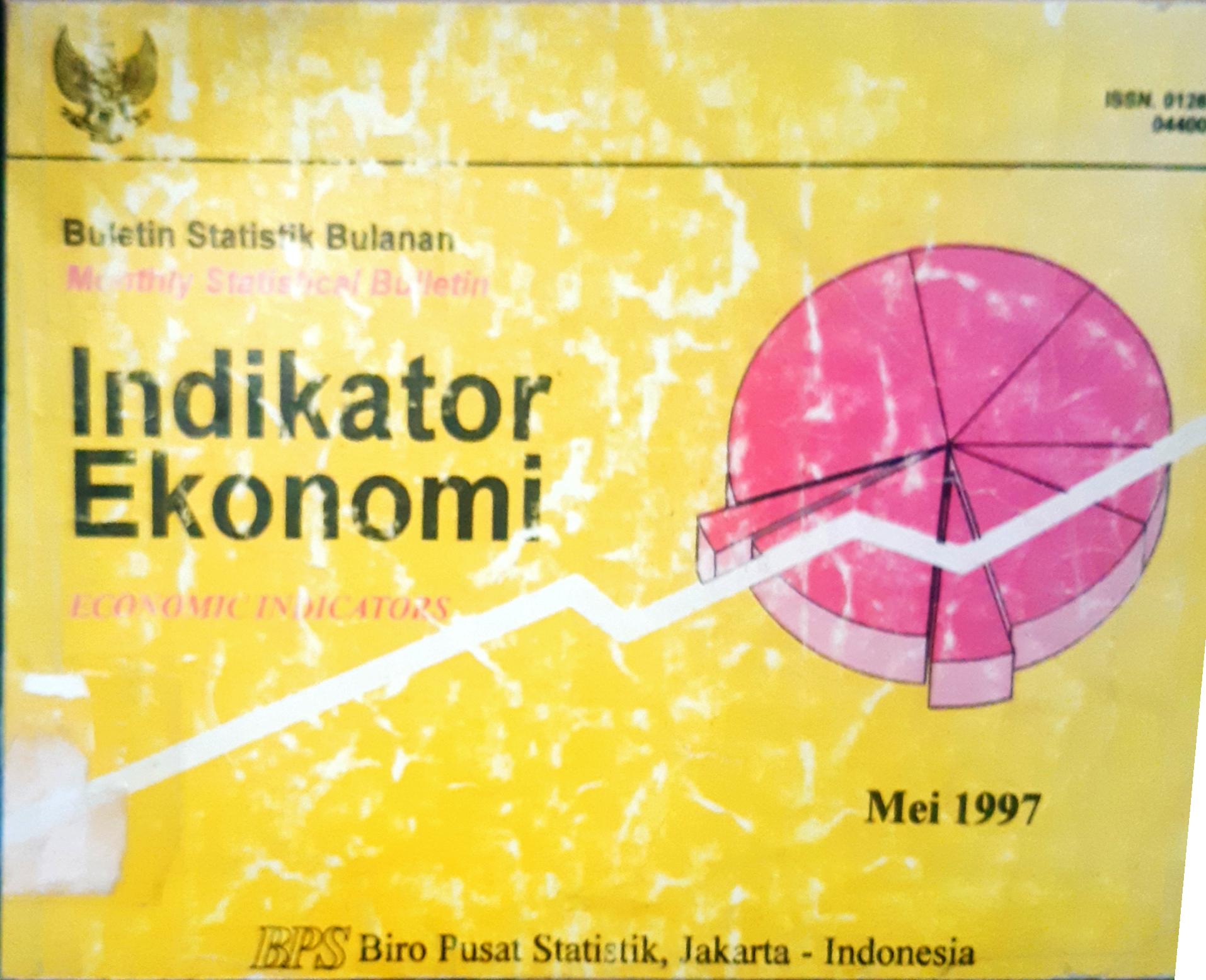 Cover Indikator ekonomi = Economic indicators :  Buletin statistik bulanan = Monthly statistical bulletin Mei 1997 / Badan Pusat Statistik