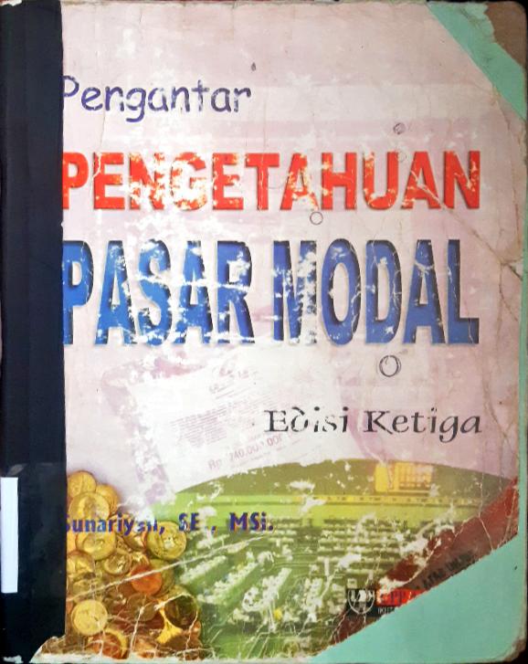 Cover Pengantar pengetahuan pasar modal / Sumariyah SE,M.Si