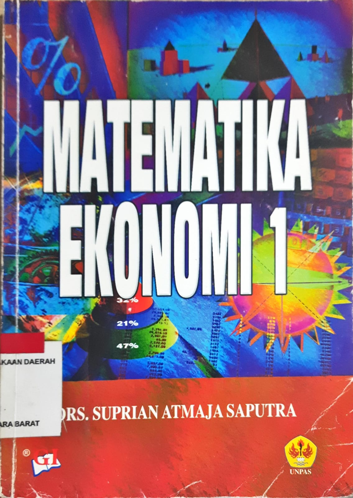 Cover Matematika ekonomi 1, / Drs. Suprian Atmaja Saputra