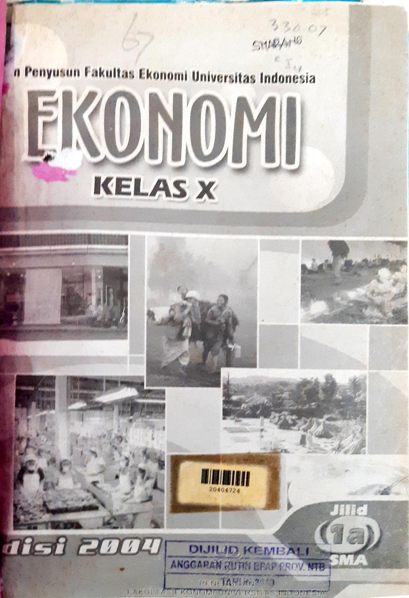 Cover Pengetahuan sosial ekonomi kelas x, Hendro Prabowo / Hendro Prabowo