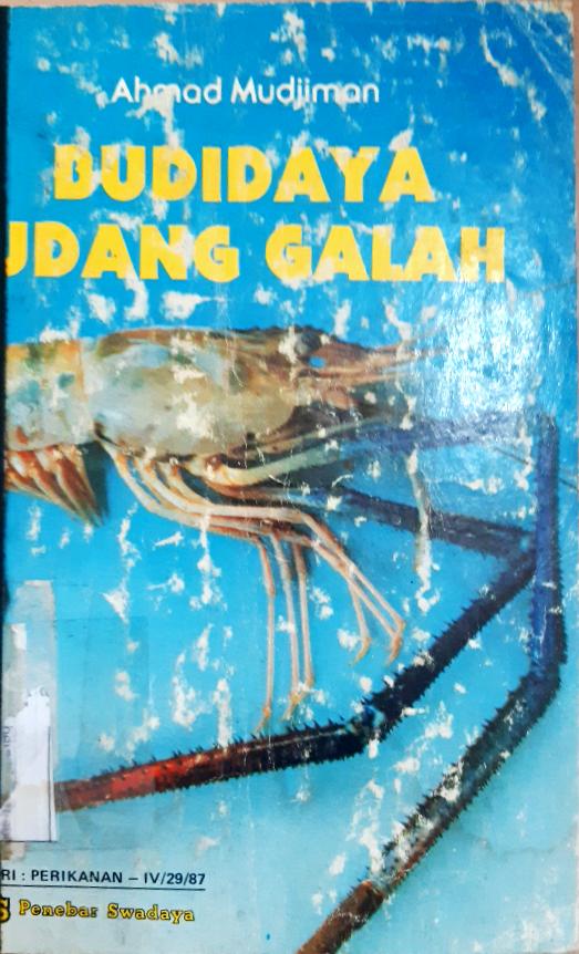 Cover Budidaya udang Galah / Ahmad Mutjiman