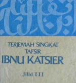 Cover Terjemahan singkat tafsir  Jil.III., / Ibnu Katsier