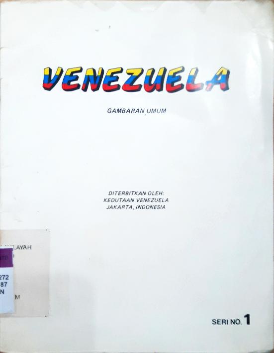Cover Venezuela :  Gambaran umum / Kedutaan Venezuela