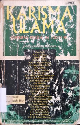 Cover Karisma Ulama :  Kehidupan ringkas 26 Tokoh NU / Editor, Saifullah Ma'shum
