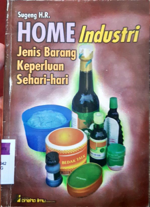 Cover Home industri jenis barang keperluan sehari-hari / Sugeng H.R