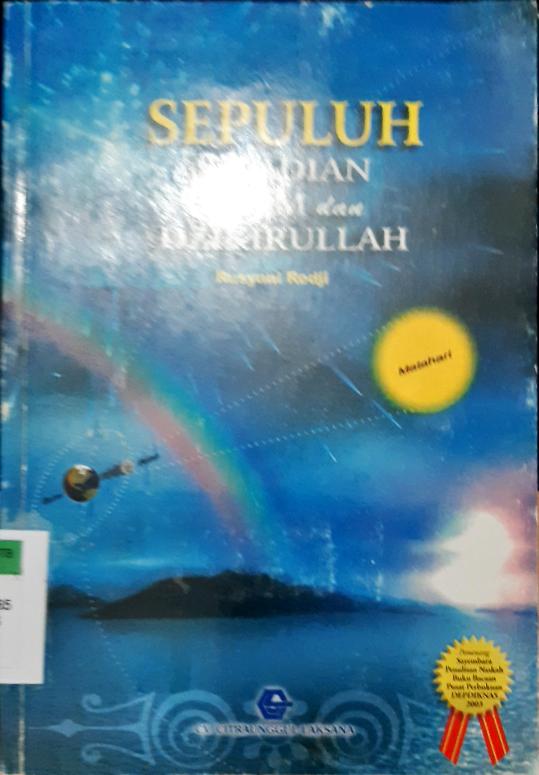 Cover Sepuluh kejadian alam dan dzikirullah / Rusyani Rodji; editor, Indrawan Miga