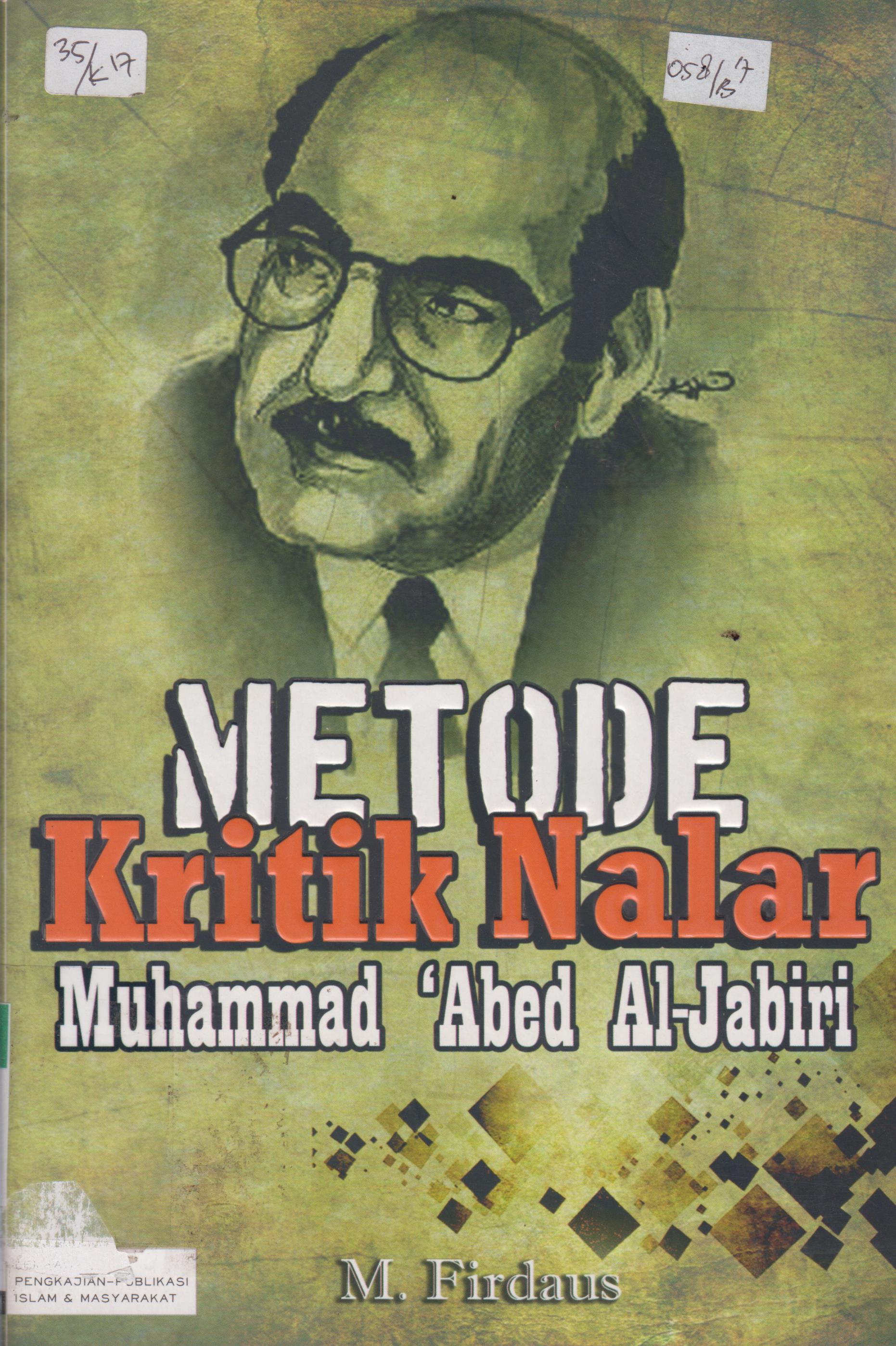 Cover Metode kritik nalar / Muhammad Abed Al-Jabiri