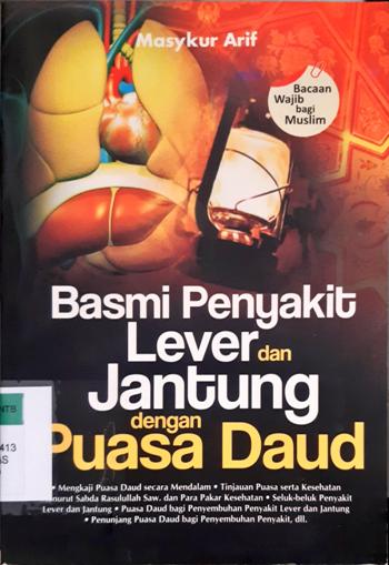 Cover Basmi penyakit lever dan jantung dengan puasa Daud / Masykur Arif; Editor, Virsya Hany