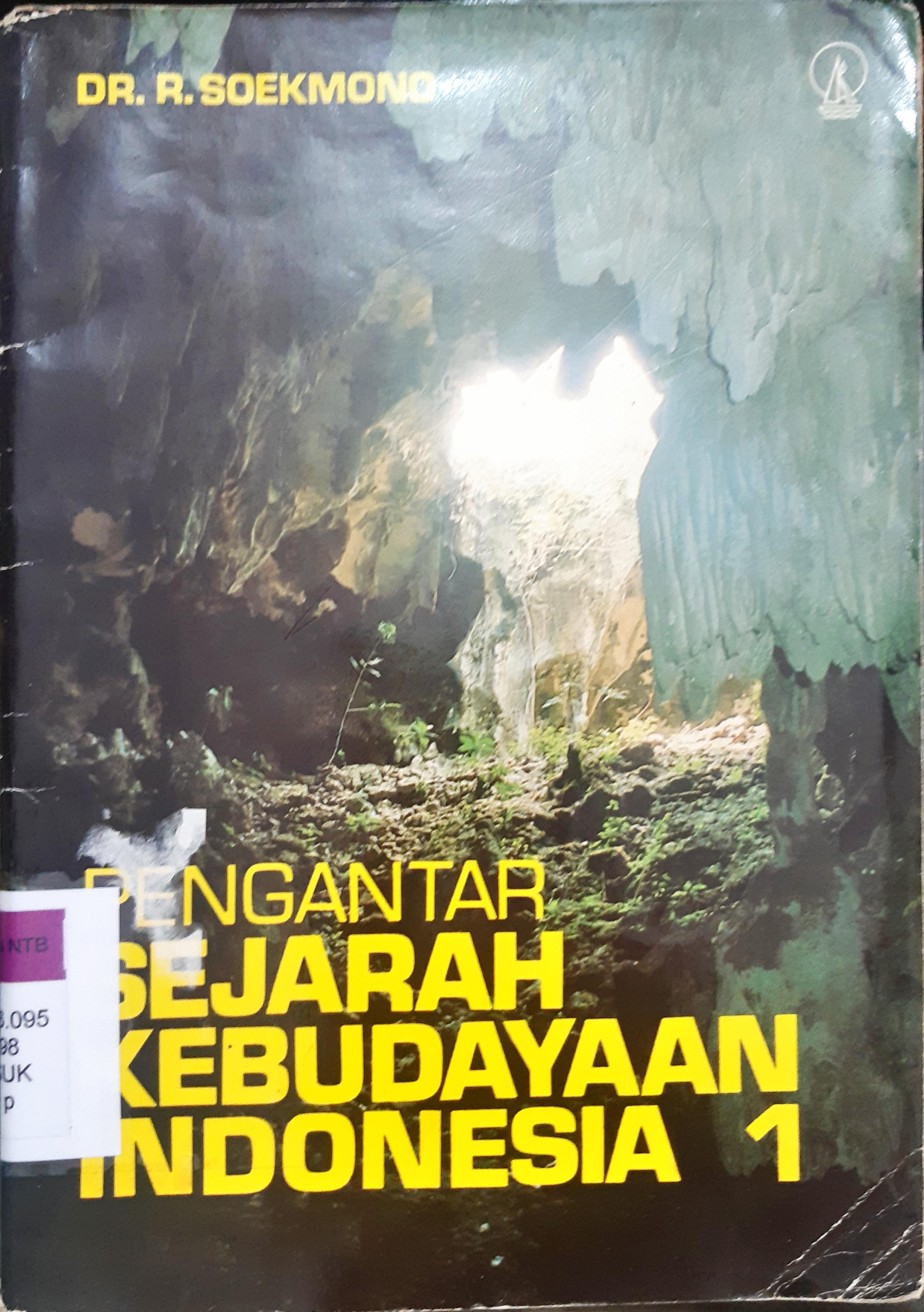 Cover Pengantar sejarah kebudayaan Indonesia  1 / DR. R.Soekmono