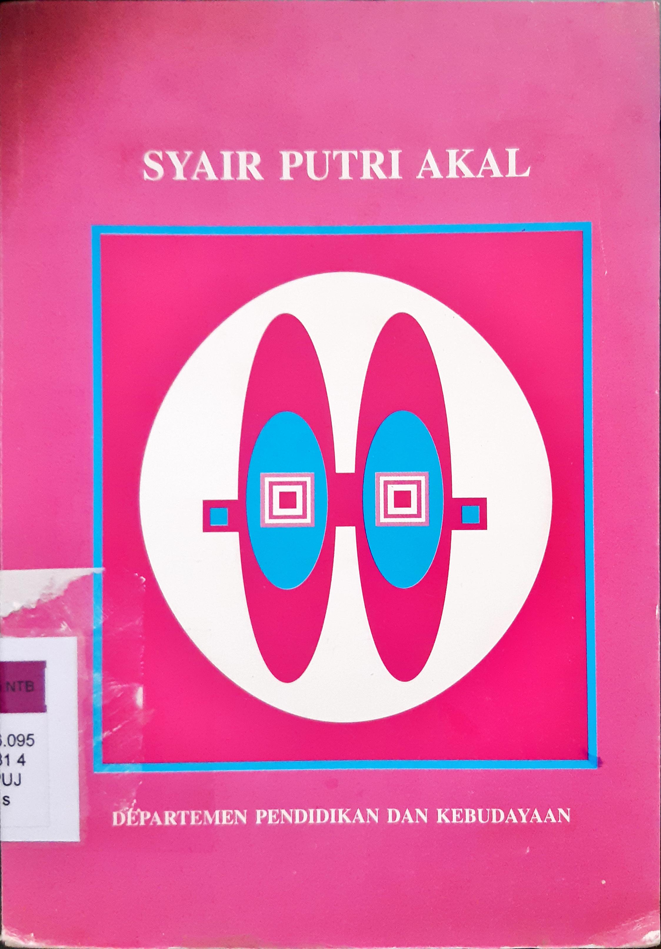 Cover Syair Putri Akal / Titik Pudjiastuti