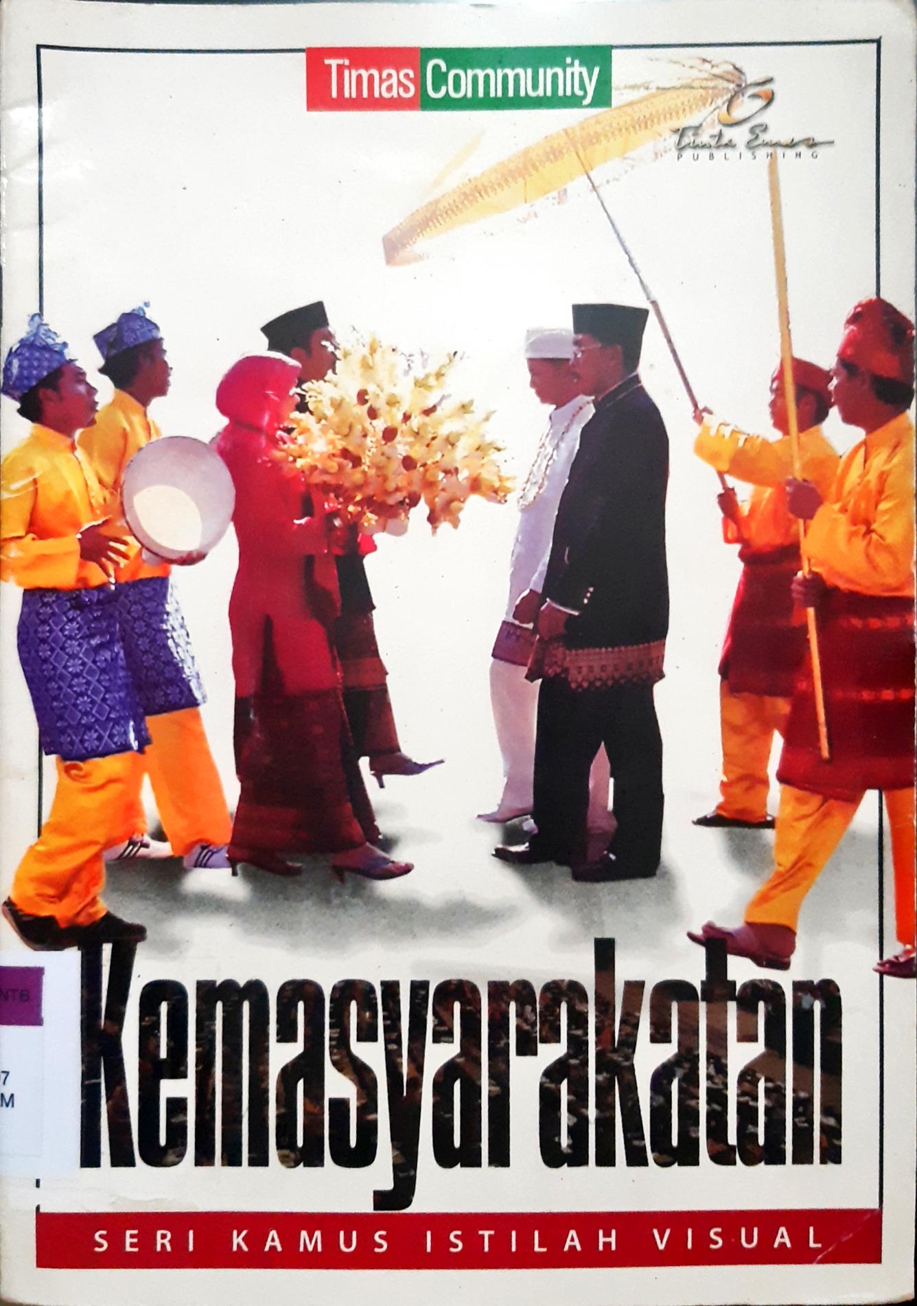 Cover Kemasyarakatan / Timas Comummunity; editor, Gartika Rahmasari