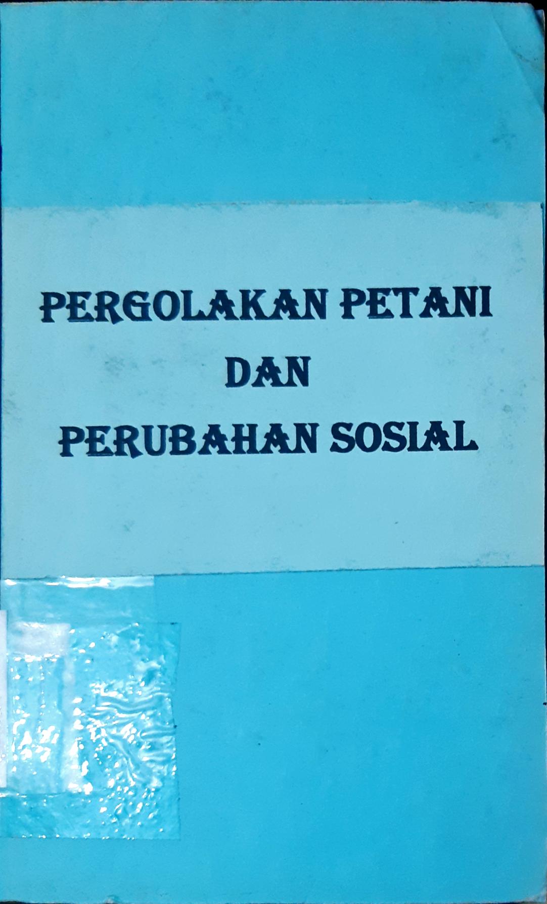 Cover Pergolakan petani dan perubahan sosial / Henry A.Landsberger, Yu.G.Alexandrov