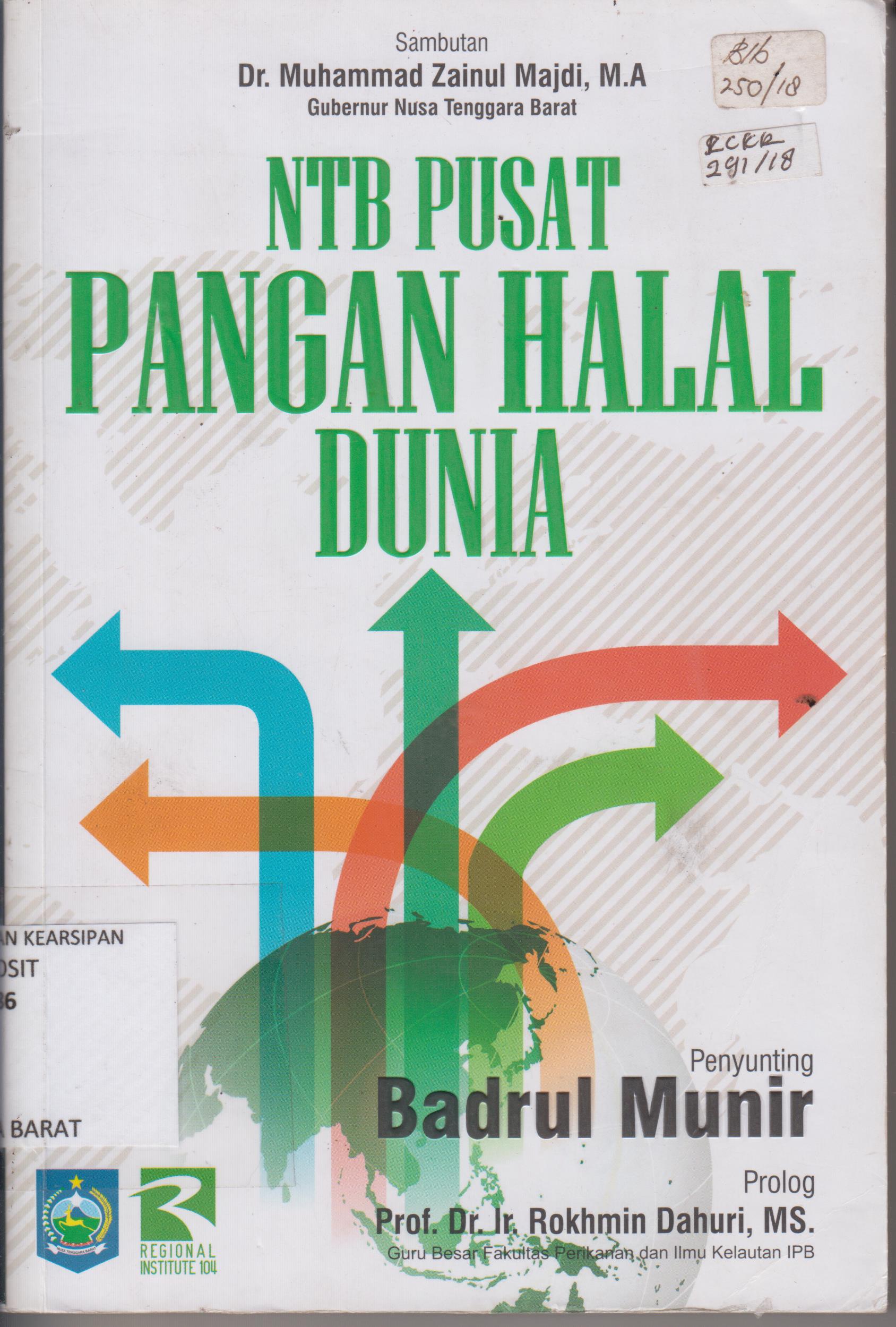 Cover NTB Pusat Pangan Halal Dunia / Badrul Munir