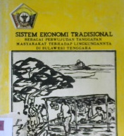Cover Sistem ekonomi tradisional sebagai perwujudan tanggapan masyarakat terhadap lingkungannya di Sulawesi Tenggara