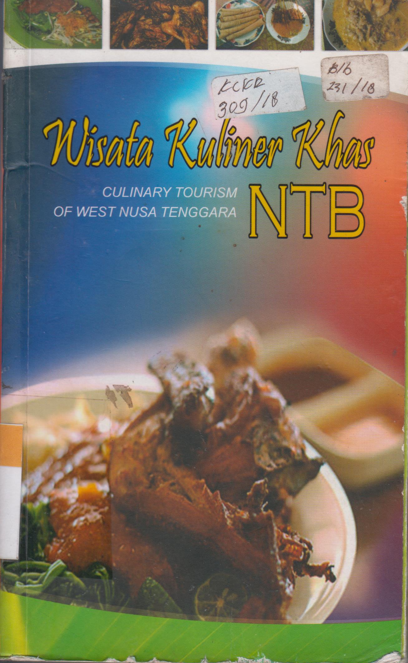 Cover Wisata Kuliner Khas NTB :  Culinary Tourism of West Nusa Tenggara