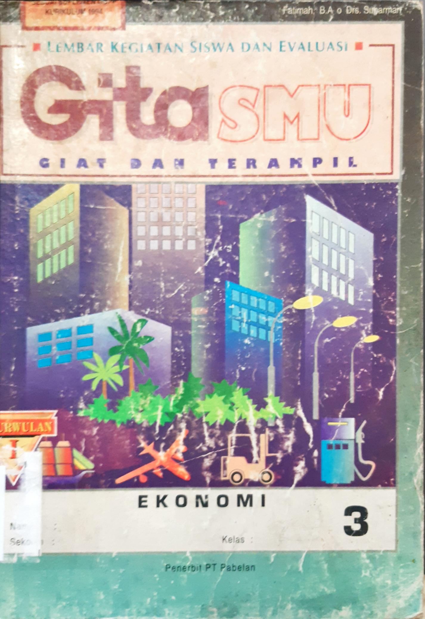 Cover LKS Gita SMU Ekonomi 3 / Fatimah, Suparman