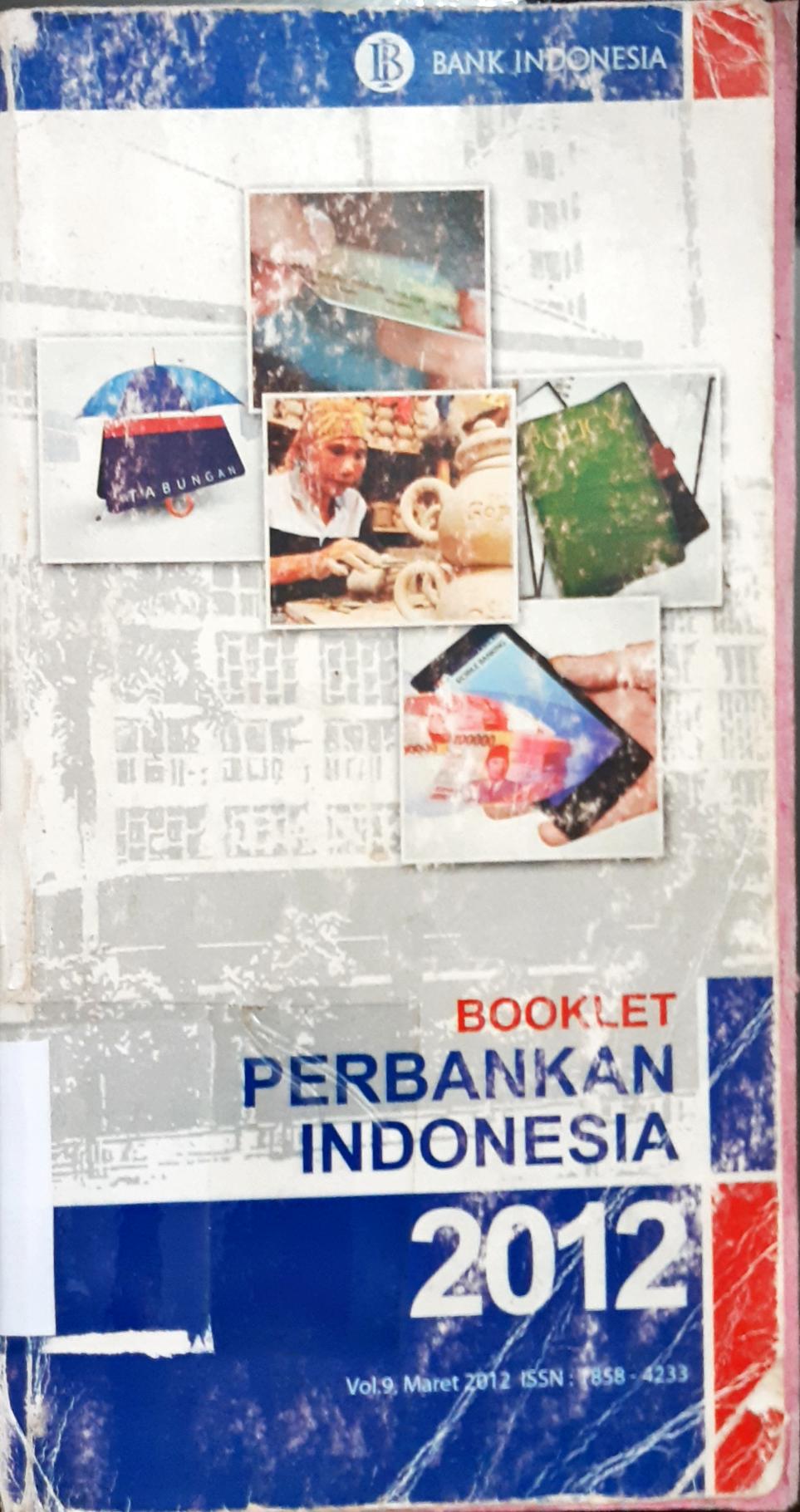 Cover Booklet perbankan Indonesia 2012 / Bank Indonesia