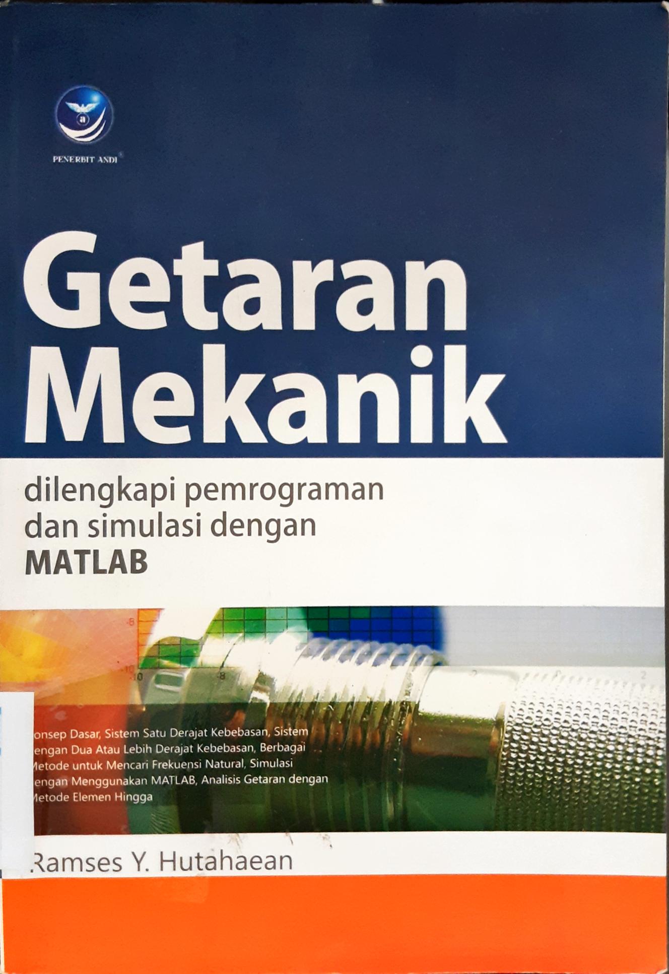 Cover Getaran mekanik / Ramses Y. Hutahaean