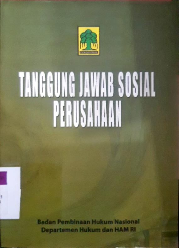 Cover Pengkajian hukum tentang tanggung jawab sosial perusahaan