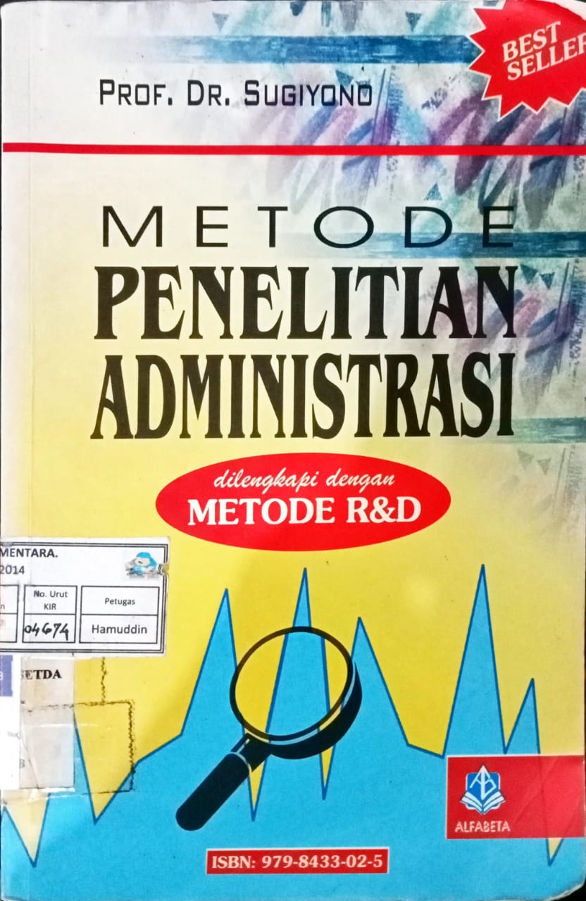 Cover Metode Penelitian Administrasi / Prof. Dr. Sugiyono