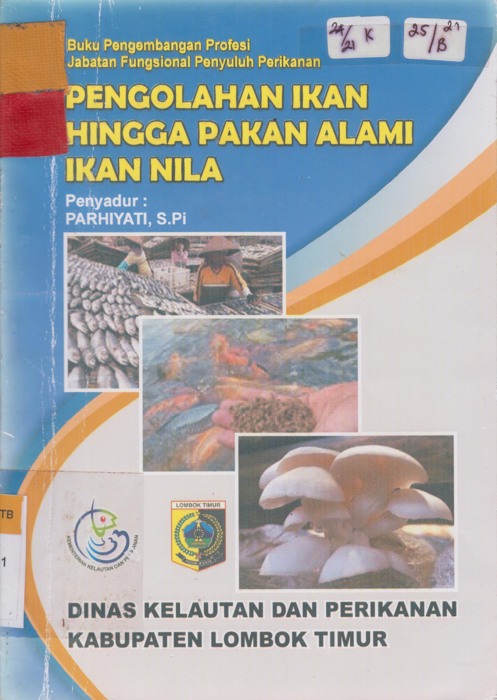 Cover Pengolahan ikan hingga pakan alami ikan nila