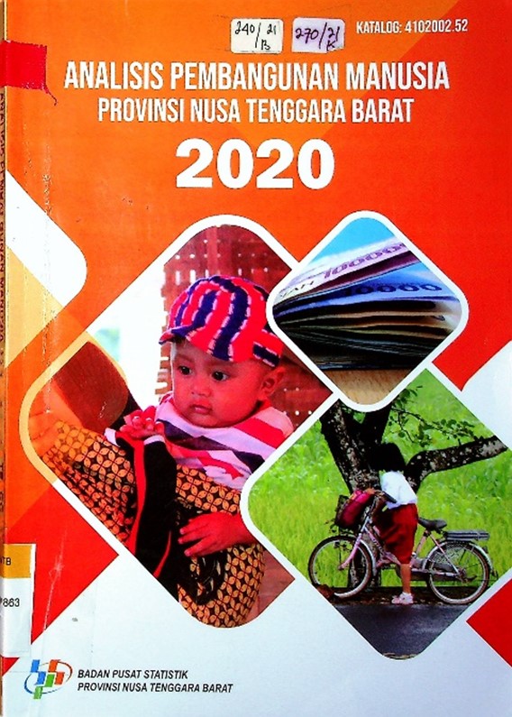 Cover Analisis Pembangunan Manusia Provinsi Nusa Tenggara Barat 2020