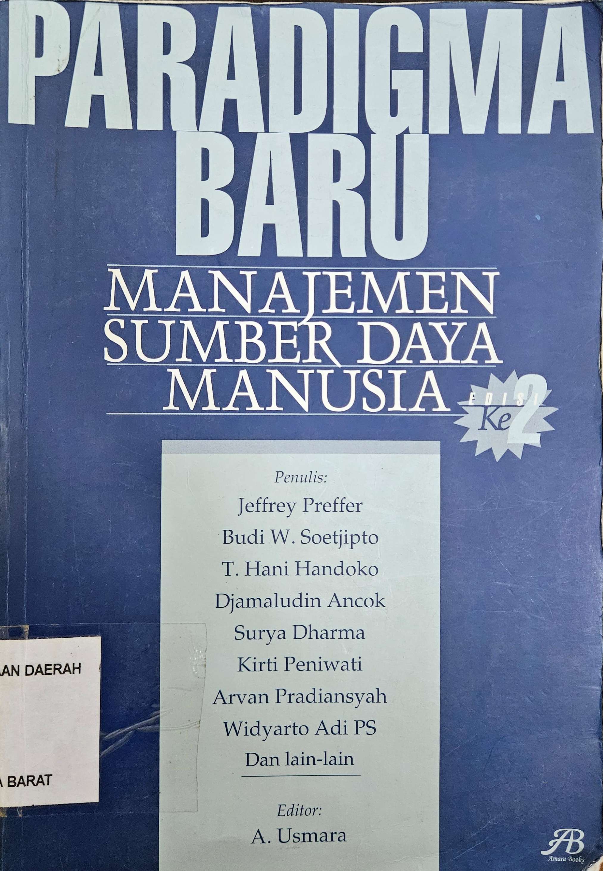 Cover Paradigma baru :  Manajemen sumber daya manusia / Jeffrey Preffer, dkk.