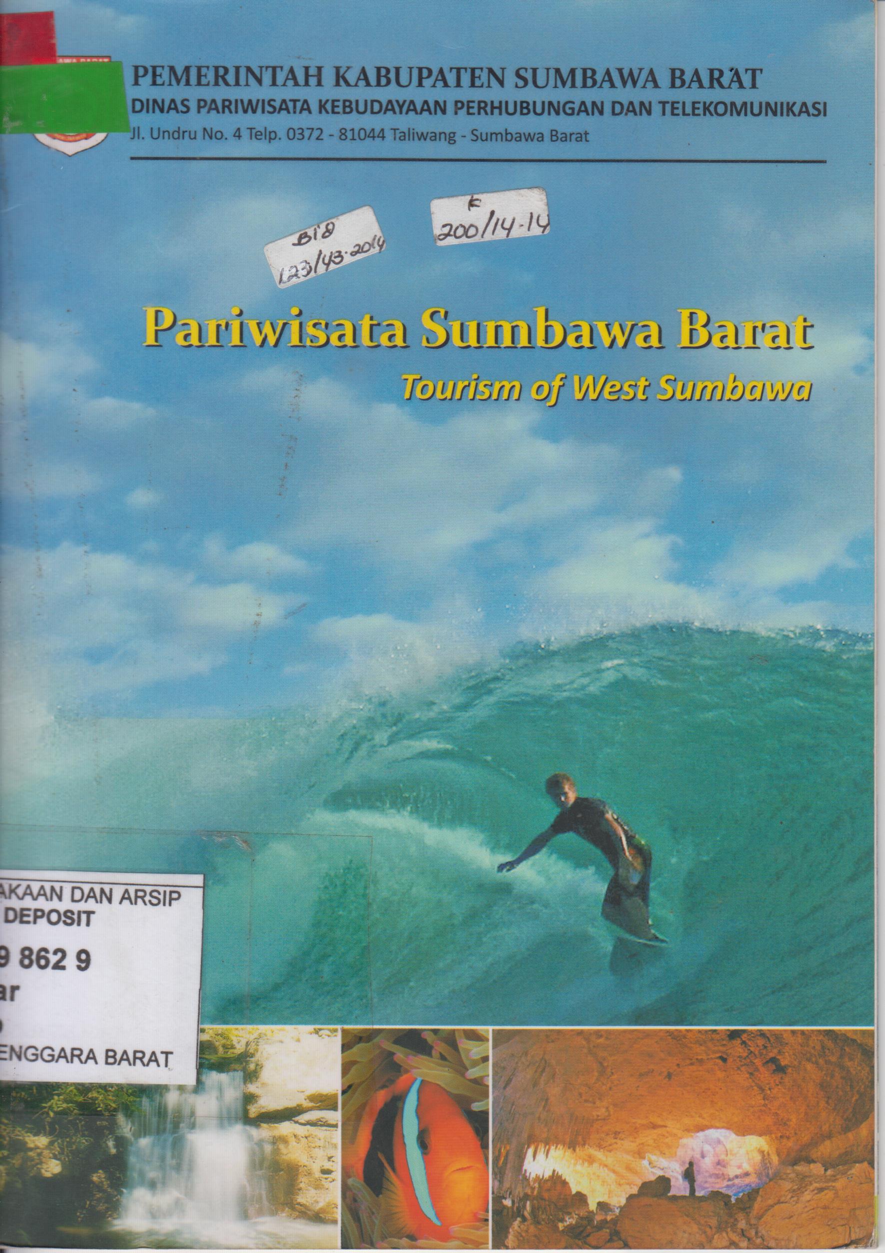 Cover Pariwisata Sumbawa Barat West Sumbawa Tourism / Beppeda Kabupaten Sumbawa Barat
