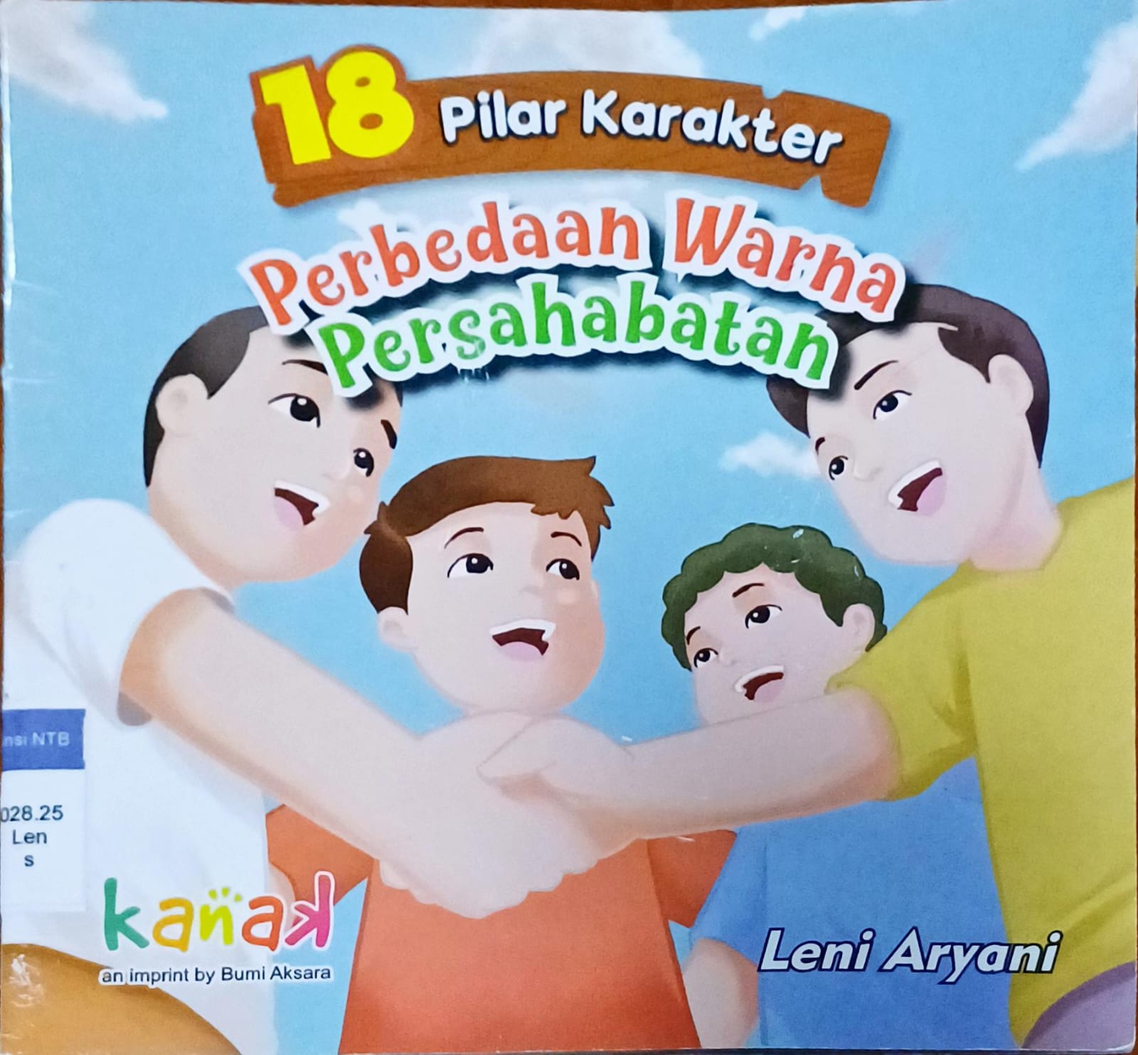 Cover 18 Pilar Karakter Perbedaan Warna Persahabatan