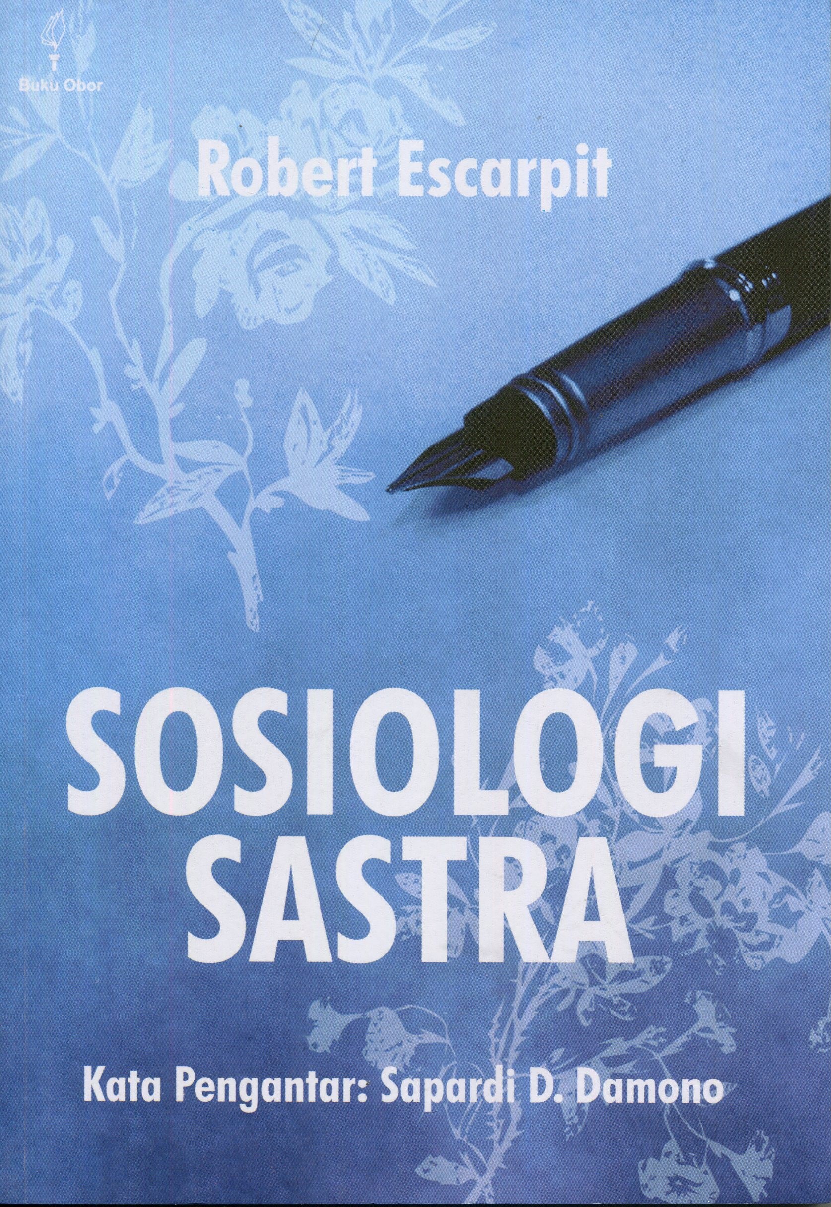 Cover Sosiologi Sastra / Escarpit Robert