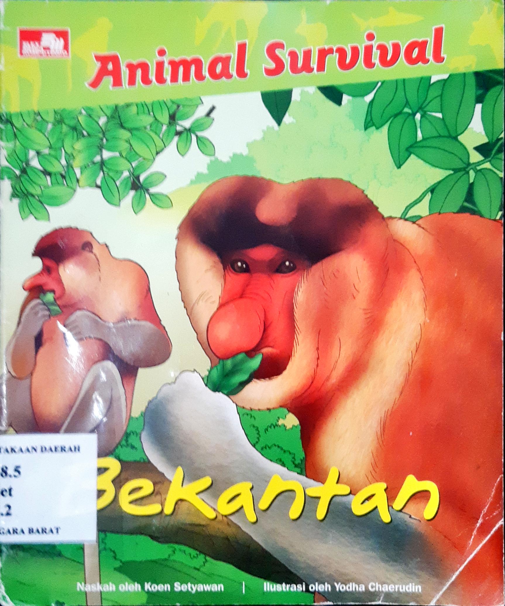 Cover Animal survival :  Bekantan / Koen setyawan