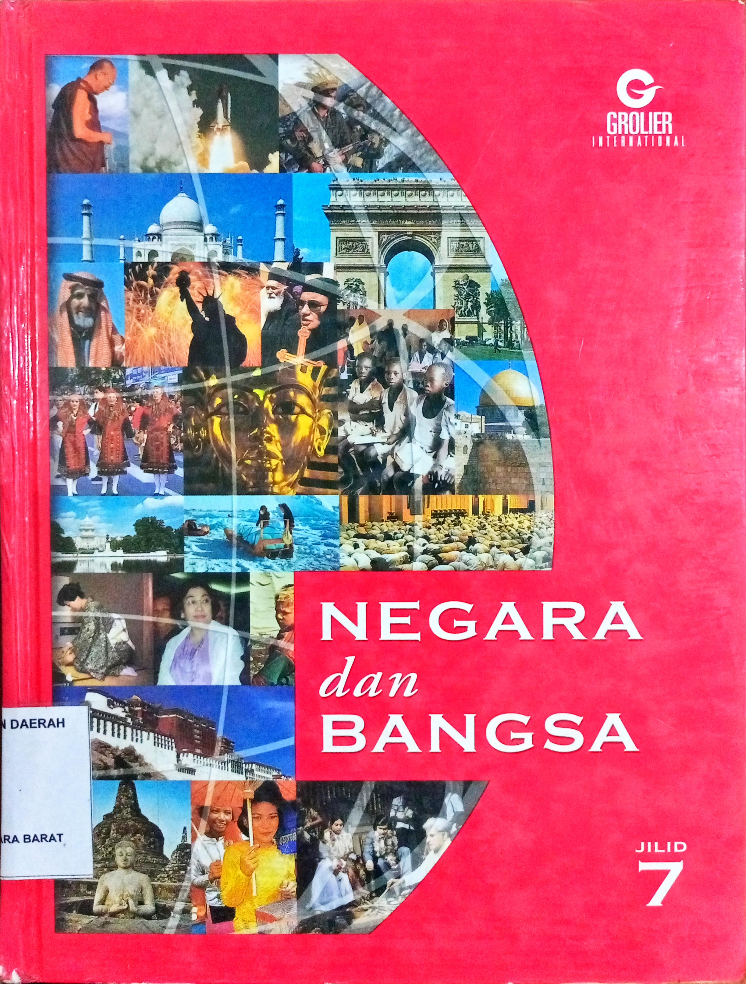 Cover Negara dan Bangsa jilid 7 :  Eropa - Amerika Utara