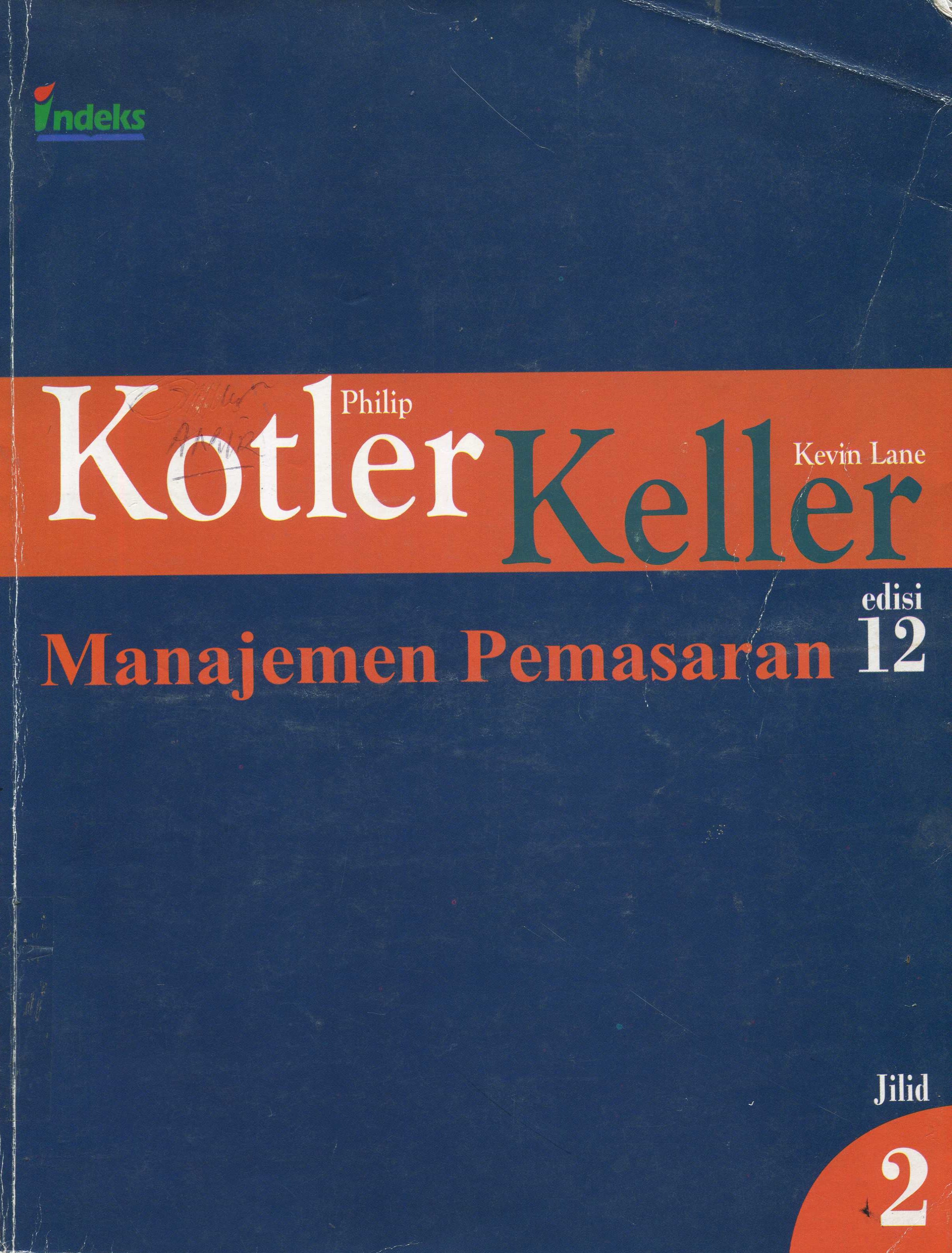 Cover Manajemen Pemasaran / Philip Kotler