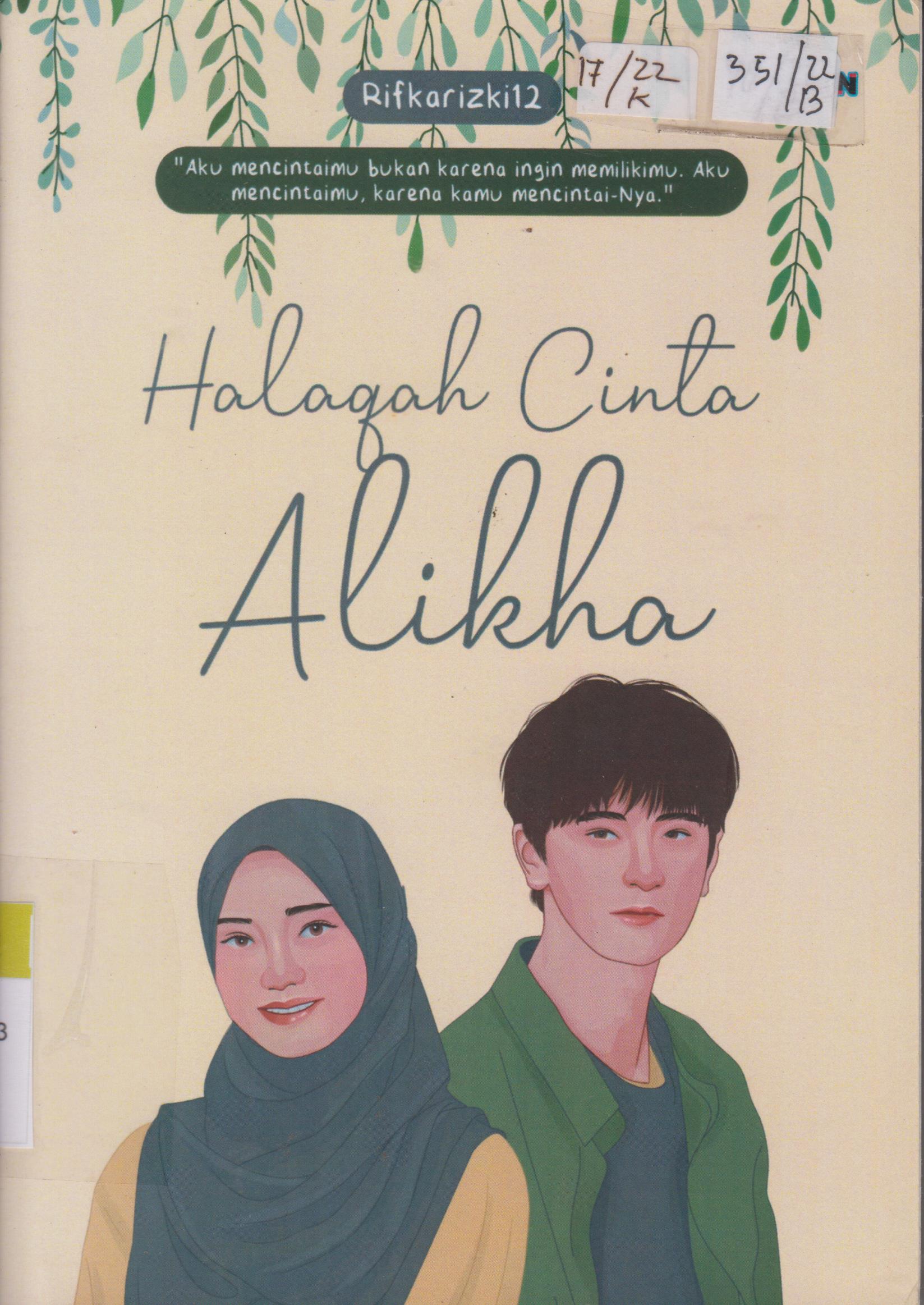 Cover Halaqah Cunta Alikha / Rifarizki12