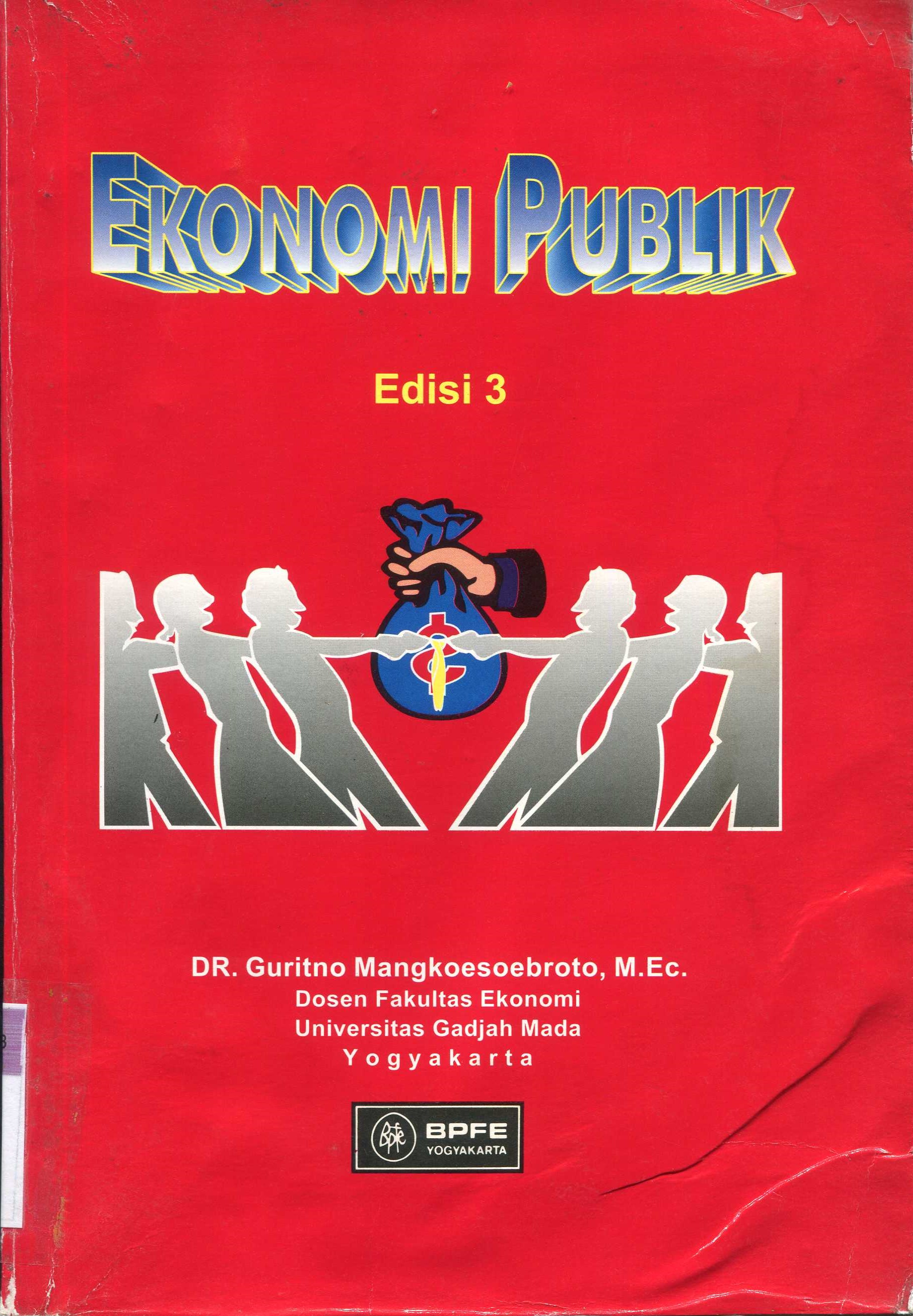 Cover Ekonomi Publik / Guritno Mangkoesoebroto