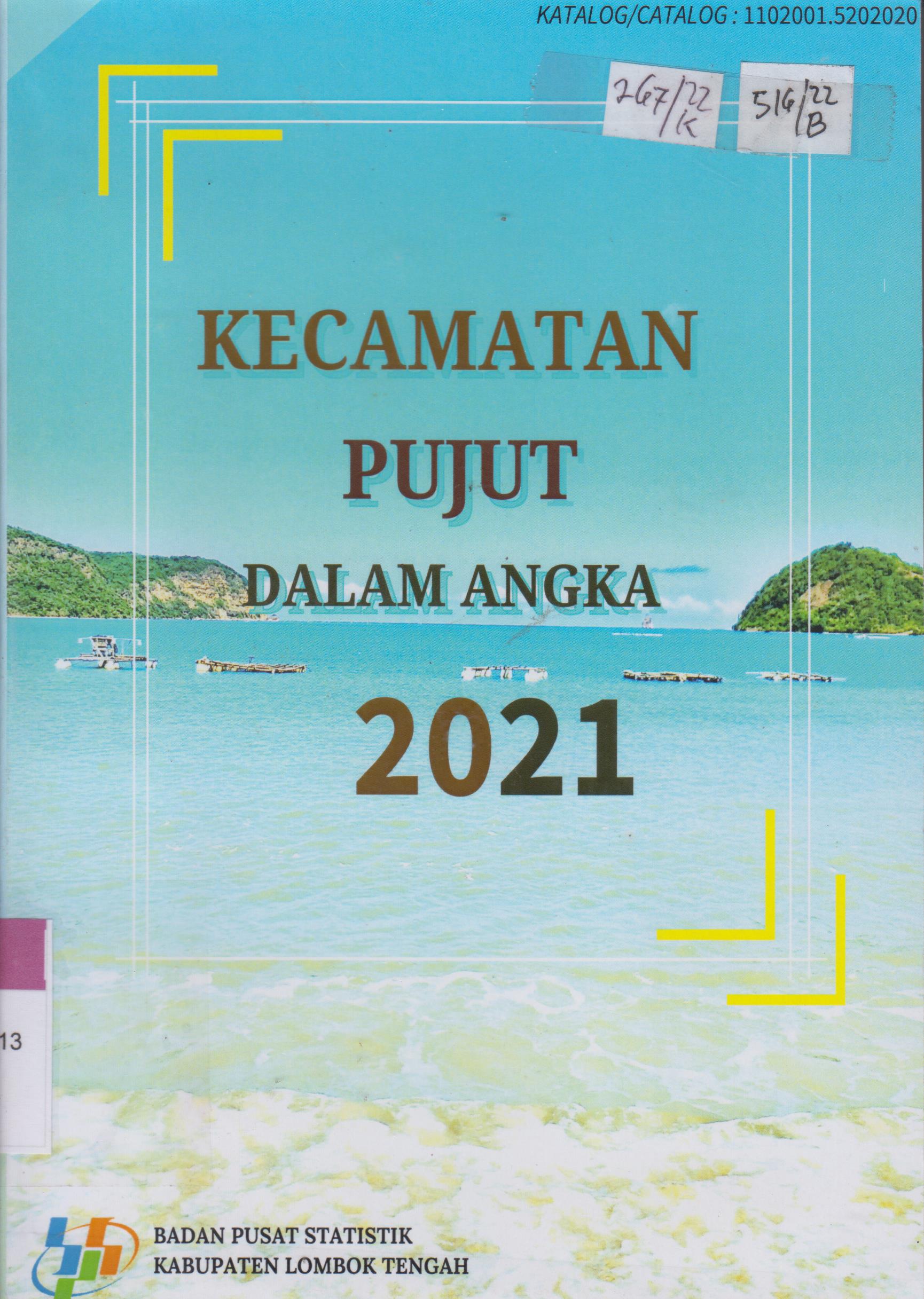 Cover Kecamatan Pujut Dalam Angka / Badan Pusat Statistik Kabupaten Lombok Tengah