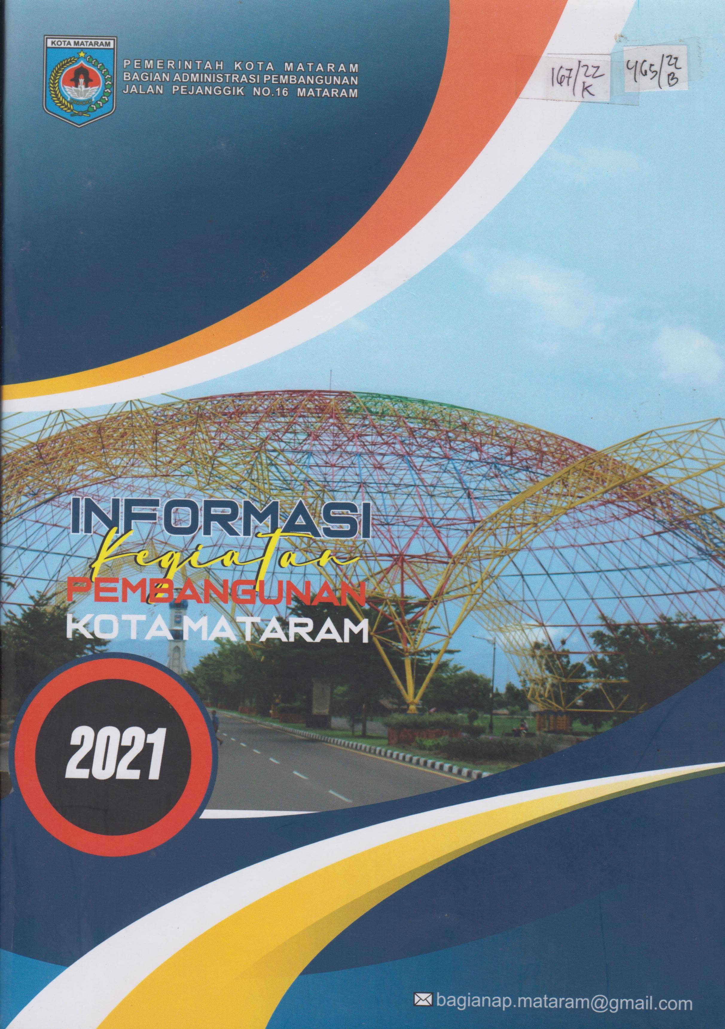 Cover Informasi kegiatan pembangunan kota Mataram 2021