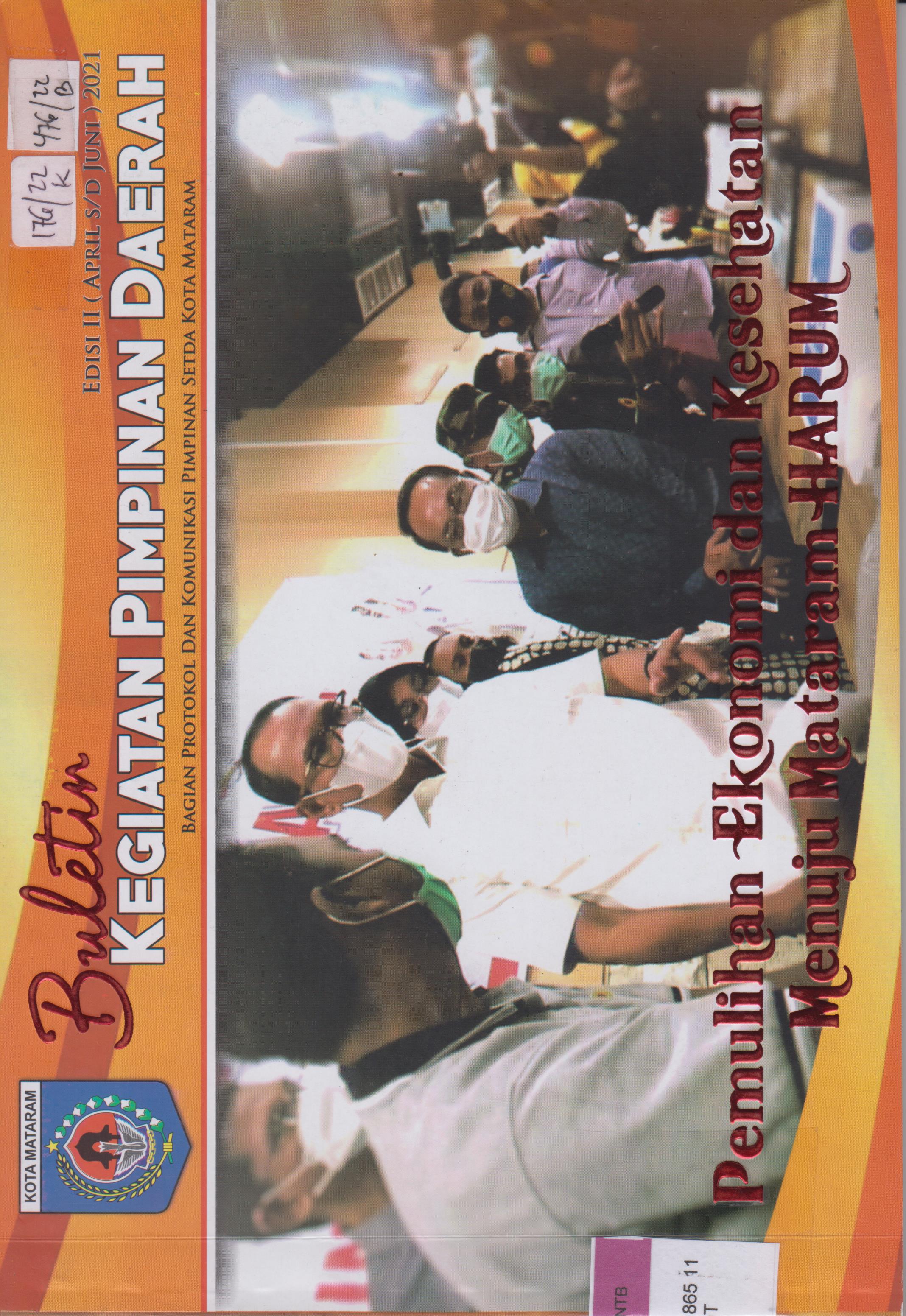 Cover Buletin kegiatan Pimpinan Daerah Edisi II (April-Juni 2021)