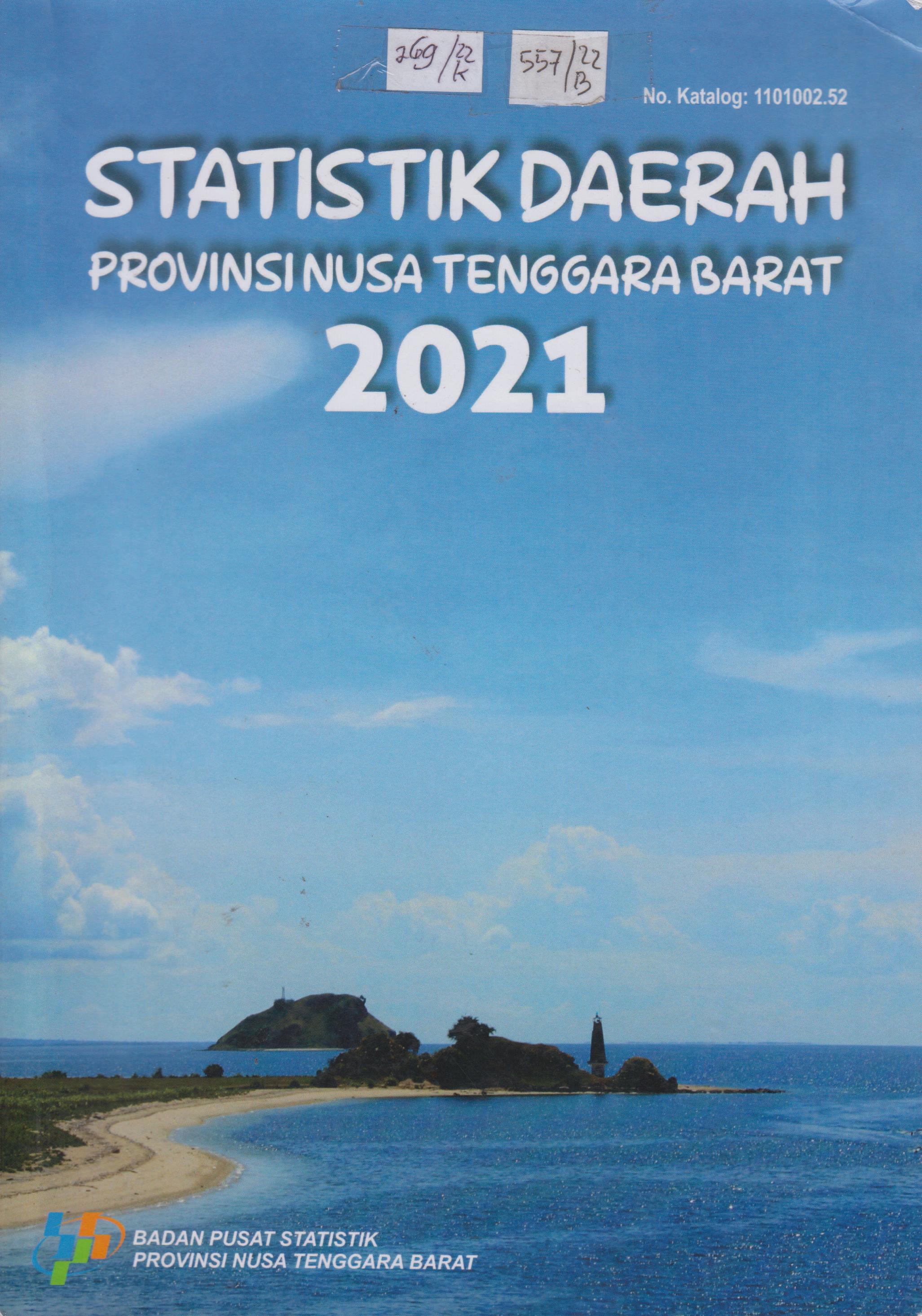 Cover Statistik Daerah Provinsi Nusa Tenggara Barat 2021 / Badan Pusat Statistik Provinsi Nusa Tenggara Barat
