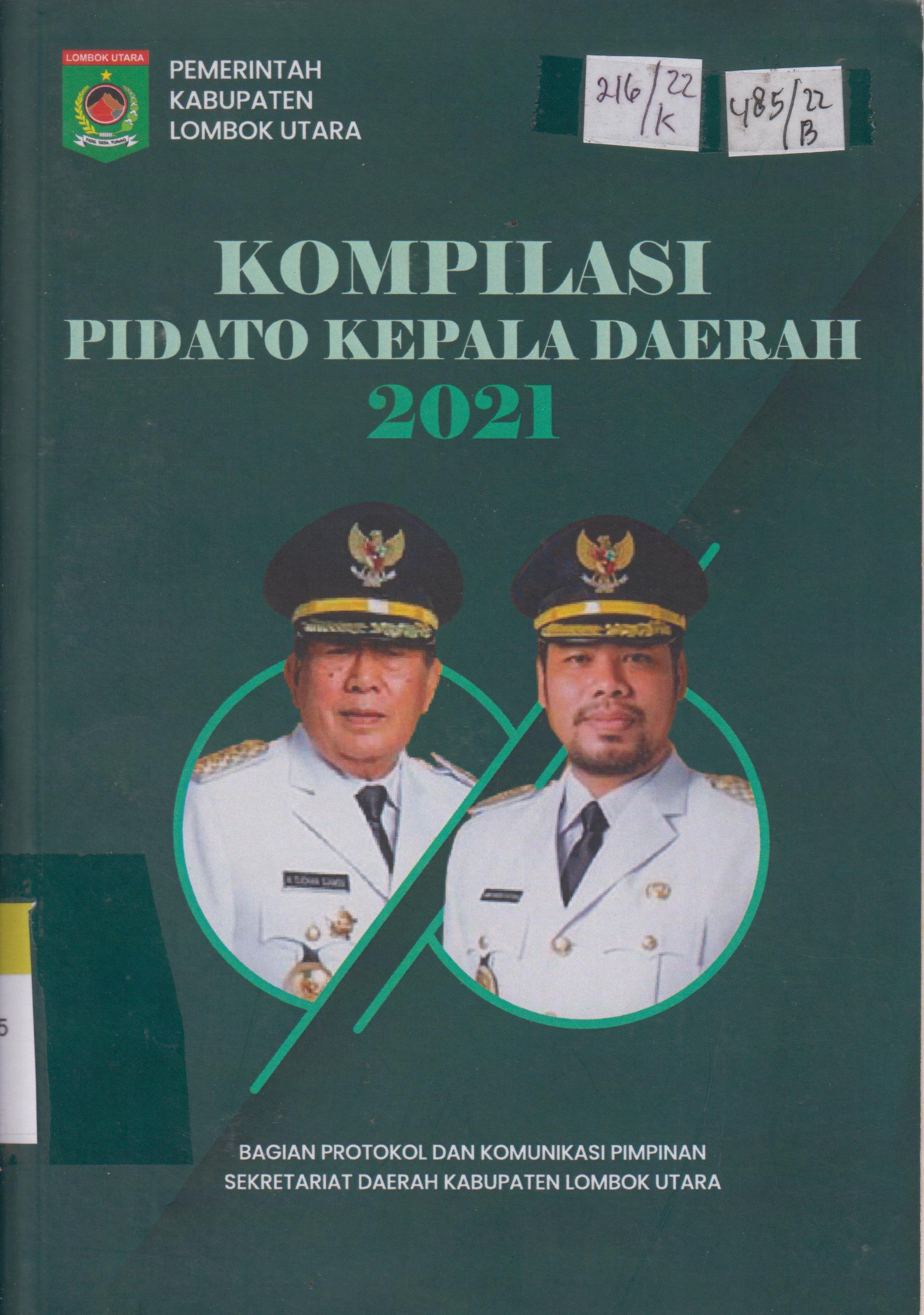 Cover Kompilasi pidato Kepala Daerah 2021