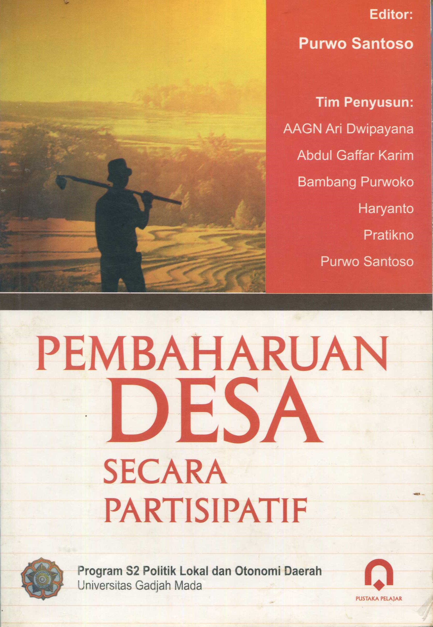 Cover Pembaharuan Desa Secara Partisipatif