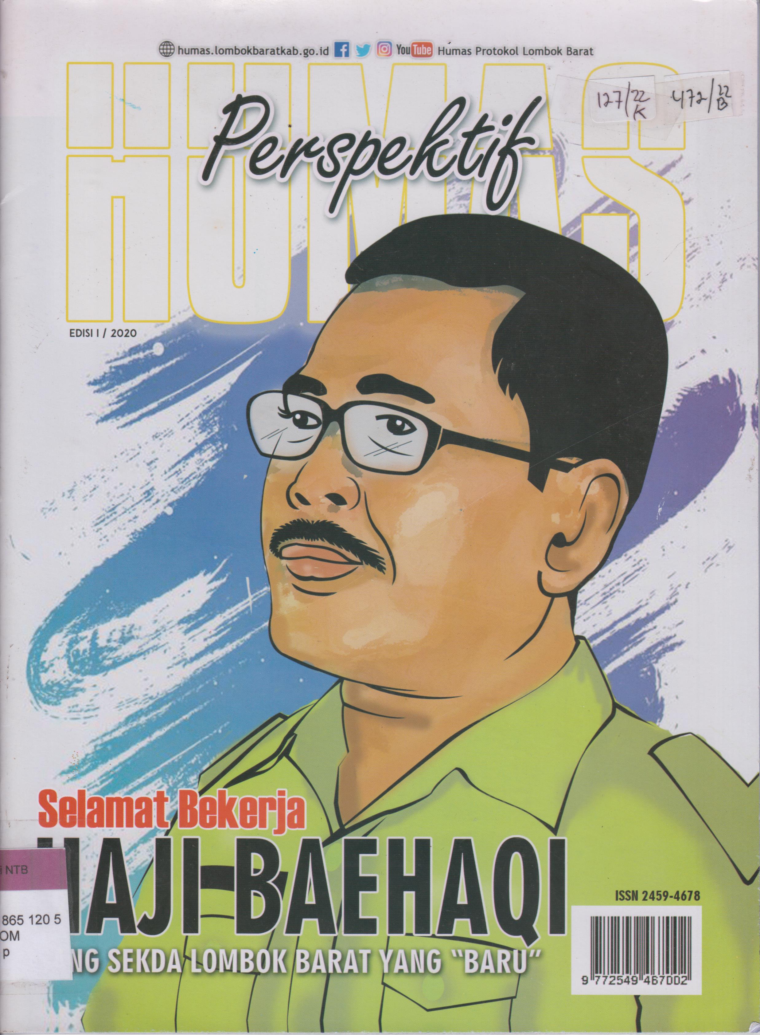 Cover Perspektif Edisi I / 2020 / Sekretaris Daerah Lombok Barat