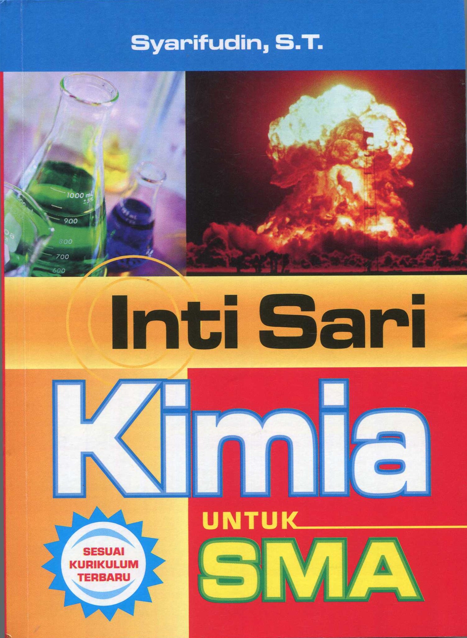 Cover Inti sari kimia untuk SMA / Syafrudin