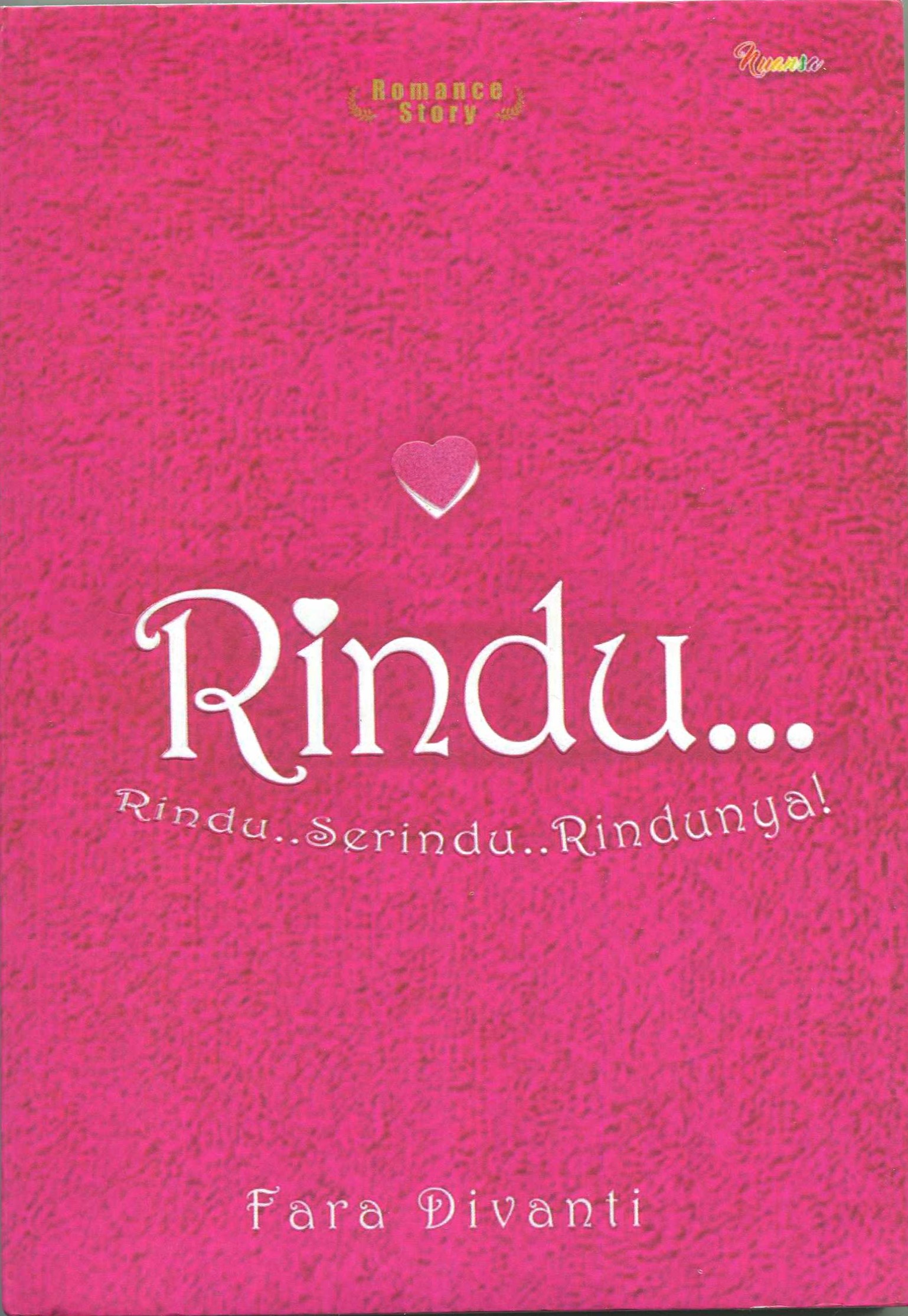 Cover Rindu / Fara Divanti; editor, Budi