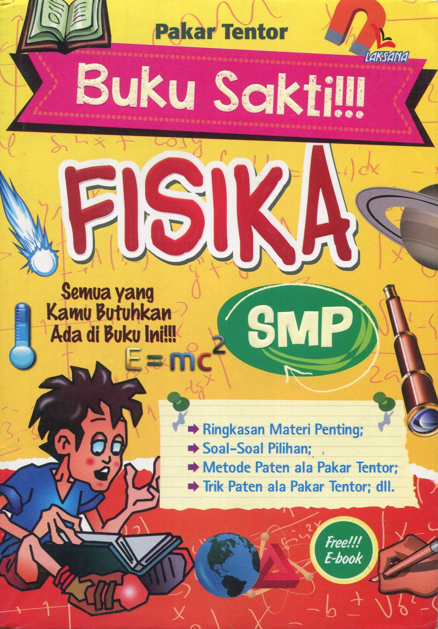 Cover Buku sakti fisika SMP / Pakar Tentor