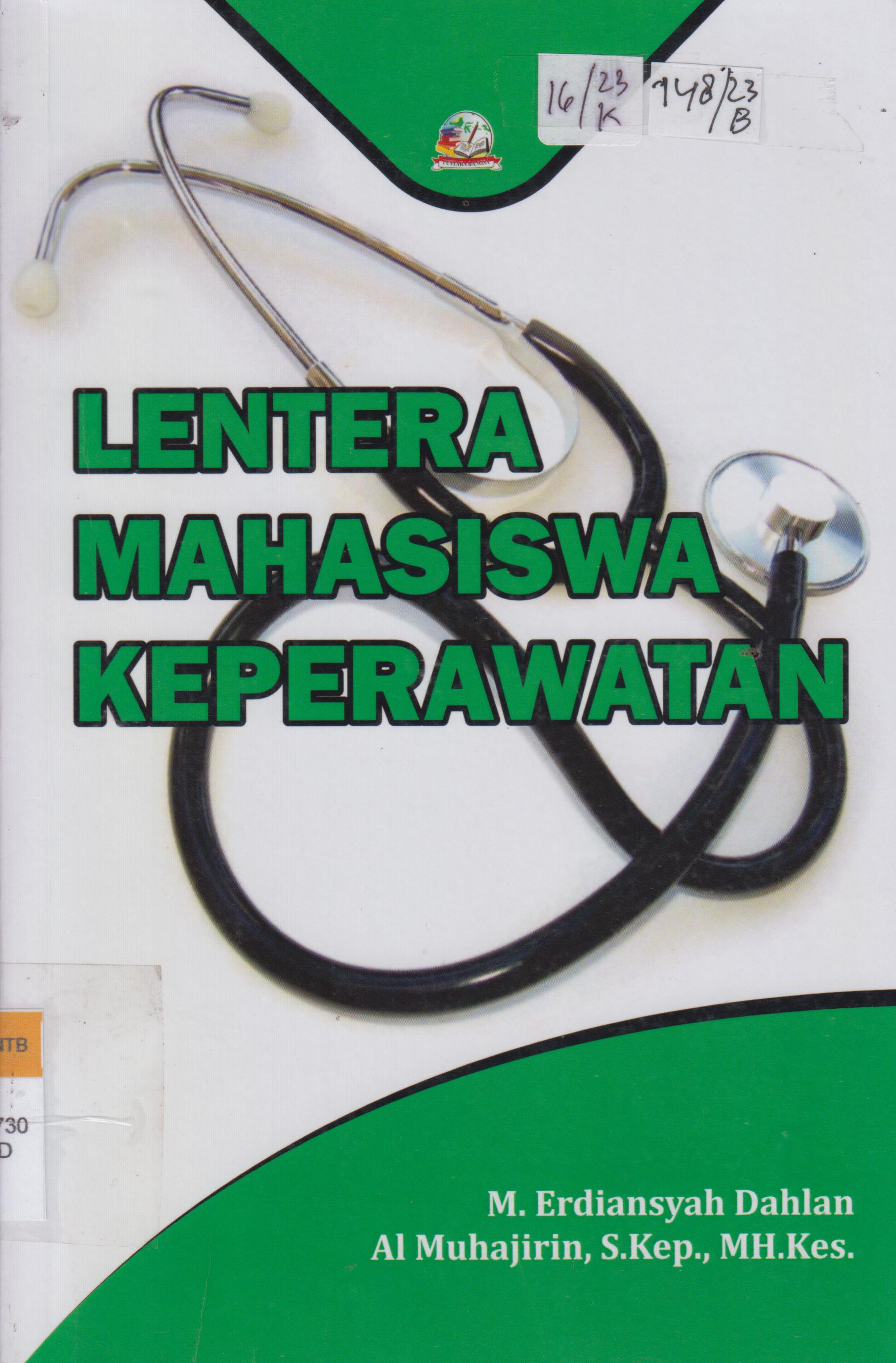 Cover Lentera Mahasiswa Keperawatan / M. Erdiansyah Dahlan
