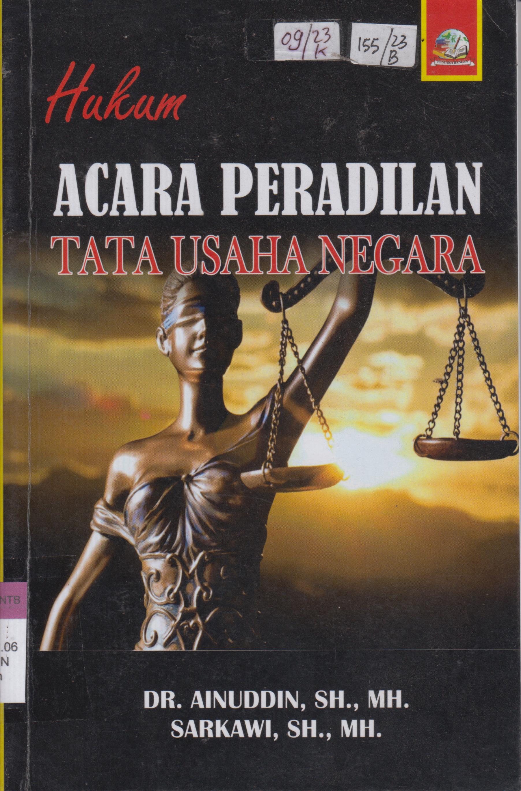 Cover Hukum Acara Peradilan Tata Usaha Negara / DR. Ainuddin, SH.,MH